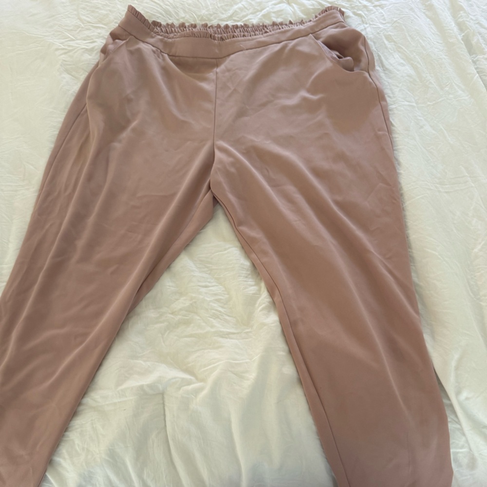 LC Lauren Conrad Blush Ruffled Garment